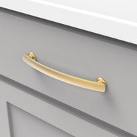 American Diner Collection Pull 6-5/16'' cc Brushed Golden Brass Finish P2156-BGB
