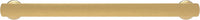 American Diner Collection Pull 7-9/16'' ccBrushed Golden Brass Finish P2157-BGB