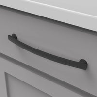 American Diner Collection Pull 8-13/16'' cc Matte Black Finish P2158-MB