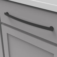 American Diner Collection Pull 12'' cc Matte Black Finish P2159-MB