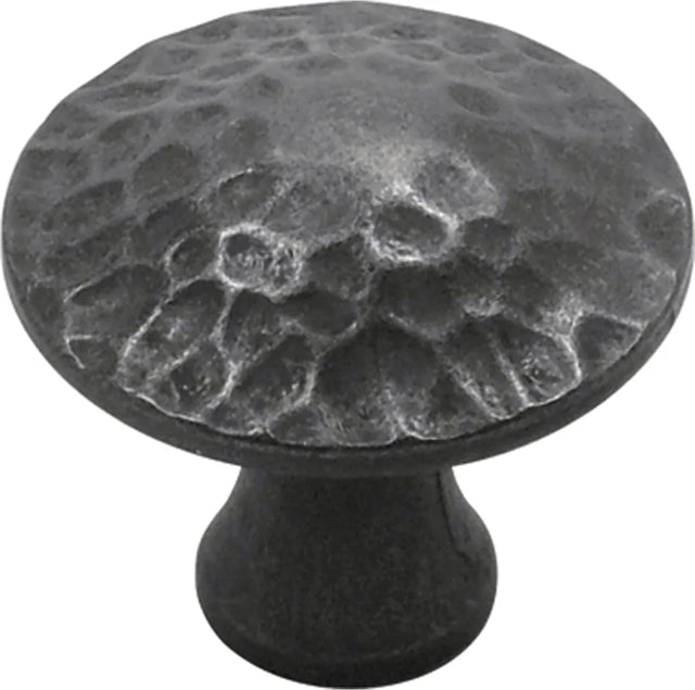Craftsman Collection Knob 1-1/4'' Diameter Black Iron Finish P2170-BI