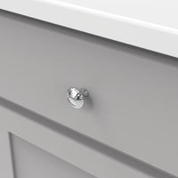 Craftsman Collection Knob 1-1/4'' Diameter Chrome Finish P2170-CH