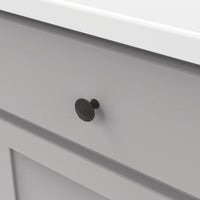 Craftsman Collection Knob 1-1/4'' Diameter Oil-Rubbed Bronze Highlighted Finish P2170-OBH