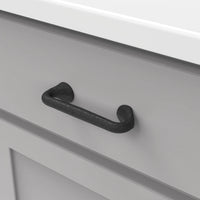 Craftsman Collection Pull 3-3/4'' cc Black Iron Finish P2173-BI
