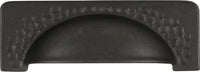 Craftsman Collection Cup Pull 3-3/4'' cc Black Iron Finish P2174-BI