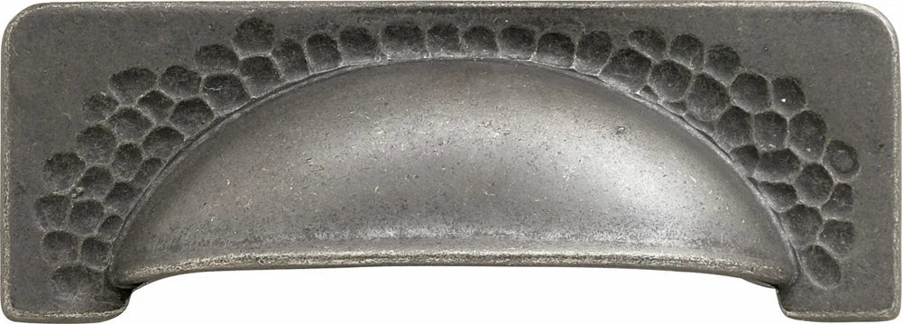 Craftsman Collection Cup Pull 3-3/4'' cc Windover Antique Finish P2174-WOA