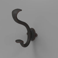 Craftsman Collection Signature Hook 1-3/8'' cc Oil-Rubbed Bronze Highlighted Finish P2175-OBH