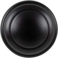 Zephyr Collection Knob 1'' Diameter Matte Black Finish P2286-MB