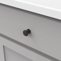 Zephyr Collection Knob 1'' Diameter Oil-Rubbed Bronze Highlighted Finish P2286-OBH