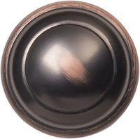 Zephyr Collection Knob 1'' Diameter Oil-Rubbed Bronze Highlighted Finish P2286-OBH