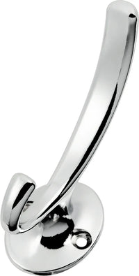Luna Collection Coat Hook Double 7/8'' cc