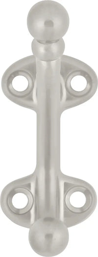 Hooks Collection Coat Hook Double 5/8'' cc Satin Nickel Finish P25029-SN