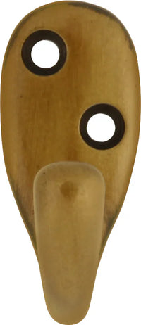 Hooks Collection Utility Hook Single 5/16'' cc Antique Brass Finish P27100-AB