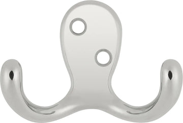 Hooks Collection Utility Hook Double 3/8'' cc Chrome Finish P27115-CH