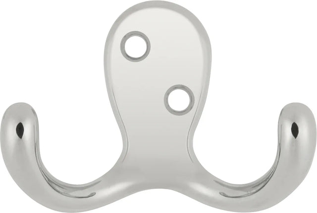 Hooks Collection Utility Hook Double 3/8'' cc Chrome Finish P27115-CH