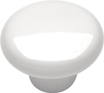 Tranquility Collection Knob 1-1/4'' Diameter White Finish P28-W