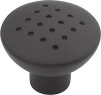 Metropolis Collection Knob 1-1/4'' Diameter Matte Black Finish P2911-MB