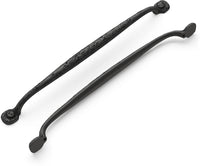 Refined Rustic Collection Pull 12'' cc Black Iron Finish P2994-BI
