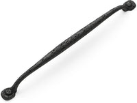 Refined Rustic Collection Pull 12'' cc Black Iron Finish P2994-BI