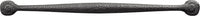 Refined Rustic Collection Pull 12'' cc Black Iron Finish P2994-BI