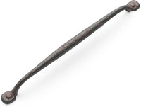 Refined Rustic Collection Pull 12'' cc Rustic Iron Finish P2994-RI