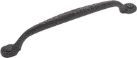 Refined Rustic Collection Pull 7-9/16'' cc Black Iron Finish P2996-BI