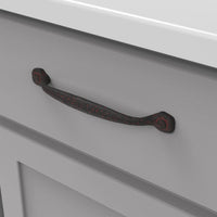 Refined Rustic Collection Pull 6-5/16'' cc Rustic Iron Finish P2997-RI