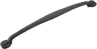 Refined Rustic Collection Appliance Pull 18'' cc Black Iron Finish P2999-BI