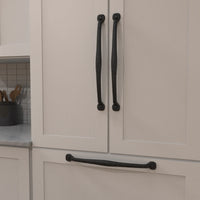 Refined Rustic Collection Appliance Pull 18'' cc Black Iron Finish P2999-BI