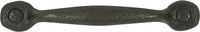 Refined Rustic Collection Pull 3-3/4'' cc Black Iron Finish P3000-BI