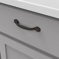 Refined Rustic Collection Pull 3-3/4'' cc Rustic Iron Finish P3000-RI