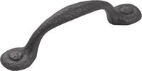 Refined Rustic Collection Pull 3'' cc Black Iron Finish P3001-BI