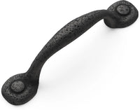 Refined Rustic Collection Pull 3'' cc Black Iron Finish P3001-BI
