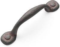 Refined Rustic Collection Pull 3'' cc Rustic Iron Finish P3001-RI