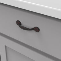 Refined Rustic Collection Pull 3'' cc Rustic Iron Finish P3001-RI
