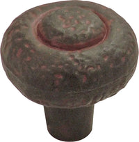 Refined Rustic Collection Knob 1-1/4'' Diameter Rustic Iron Finish P3002-RI