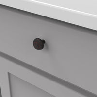 Refined Rustic Collection Knob 1-1/4'' Diameter Rustic Iron Finish P3002-RI