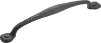Refined Rustic Collection Appliance Pull 12'' cc Black Iron Finish P3005-BI