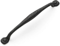 Refined Rustic Collection Appliance Pull 12'' cc Black Iron Finish P3005-BI