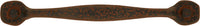 Refined Rustic Collection Appliance Pull 8'' cc Rustic Iron Finish P3006-RI