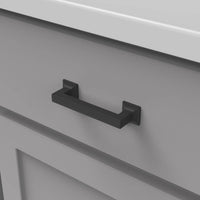Studio Collection Pull 3-3/4'' cc Matte Black Finish P3011-MB