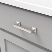 Studio Collection Pull 3-3/4'' cc Stainless Steel Finish P3011-SS