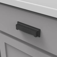 Studio Collection Cup Pull 3'' & 3-3/4'' cc Matte Black Finish P3013-MB