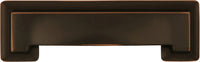 Studio Collection Cup Pull 3'' & 3-3/4'' cc Oil-Rubbed Bronze Highlighted Finish P3013-OBH
