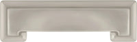 Studio Collection Cup Pull 3'' & 3-3/4'' cc Satin Nickel Finish P3013-SN