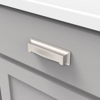 Studio Collection Cup Pull 3'' & 3-3/4'' cc Stainless Steel Finish P3013-SS