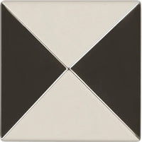 Studio Collection Knob 1'' Square Polished Nickel Finish P3014-14