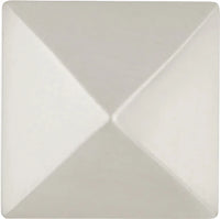 Studio Collection Knob 1'' Square Satin Nickel Finish P3014-SN