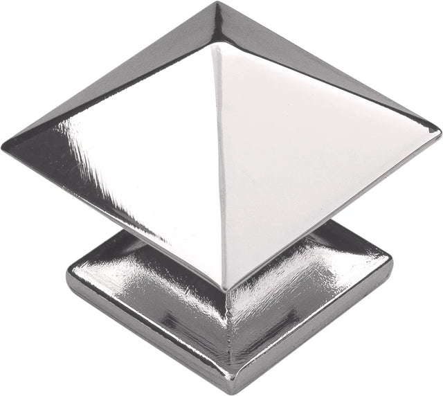 Studio Collection Knob 1-1/4'' Square Polished Nickel Finish P3015-14