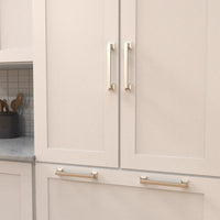 Studio Collection Appliance Pull 8'' cc Satin Nickel Finish P3017-SN